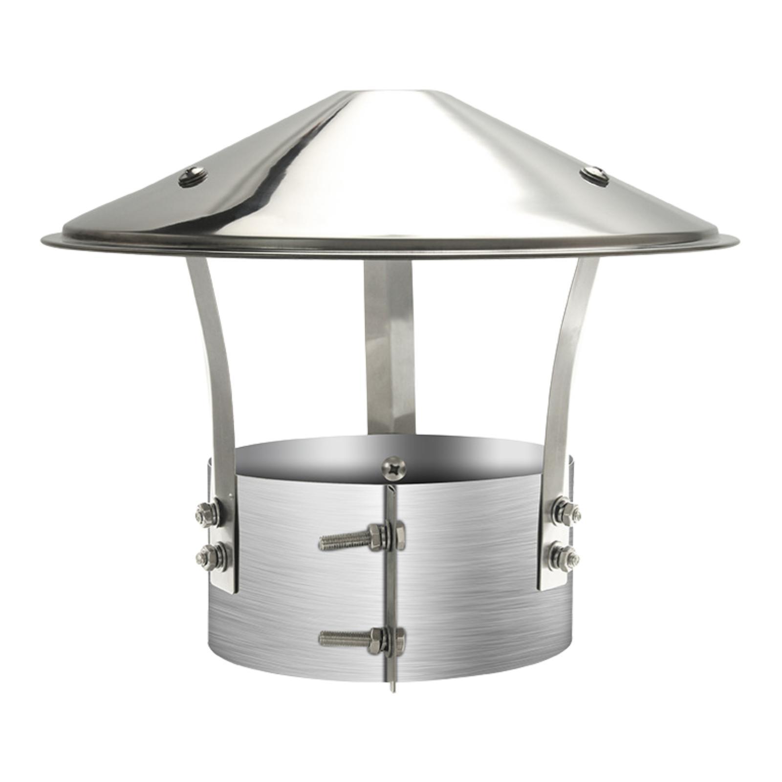 Bothyi - Cubierta Para Chimenea Exterior De Casa, Protección Contra La Lluvia, Protección Contra La Nieve, Tapa Para Techo, Protección Contra La Lluvia, Diámetro Del Tubo: 16 Cm