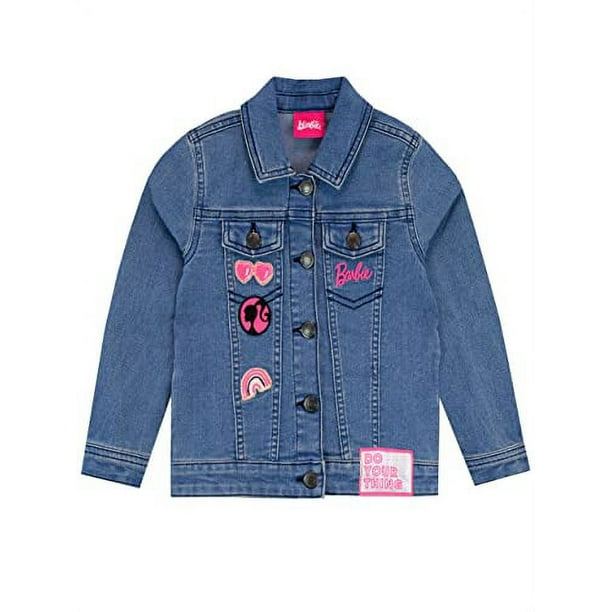 Barbie Girls Borded Jean Jacke Outerwear para niños BL Lider