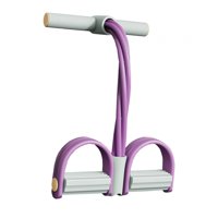 Ioensy - Cuerda De Tensión Multifunción Para Ejercicio, Resistencia A Pedales, Bandas De Tracción Para Fitness, Color Púrpura