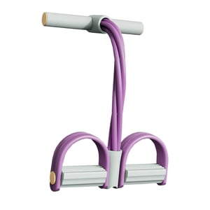 Ioensy - Cuerda De Tensión Multifunción Para Ejercicio, Resistencia A Pedales, Bandas De Tracción Para Fitness, Color Púrpura