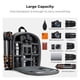 thumbnail image 4 of Mochila K&F CONCEPT ligera para DSLR y sin espejo, 0,89 kg, 27 × 13 × 39 cm, 4 of 8