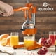 thumbnail image 2 of Exprimidor de hierro fundido Eurolux Ultra-Premium, extra grande, naranja, 2 of 9