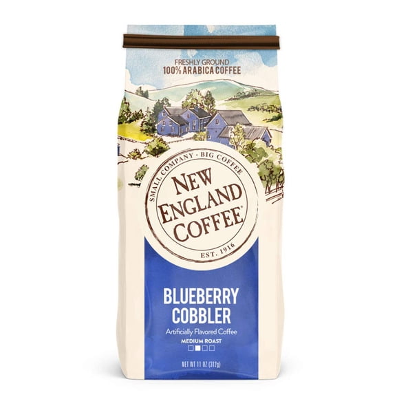 Café molido New England Coffee Blueberry Cobbler 312 g