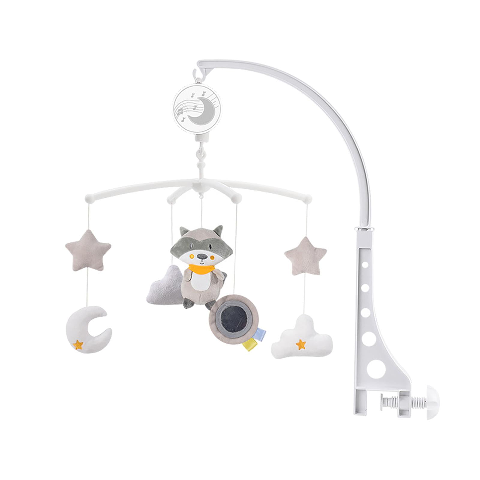 Bothyi - Cuna De Bebé Móvil, Decoración De Guardería, Juguete Sensorial, Campanas De Cama Para Cochecito, Cuna, Cochecito, Mapache