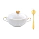 thumbnail image 3 of Tazón Para Servir De 9.8 Oz (4.5"), Tazón Para Sopa De Cebolla Francesa, Para Helado, Pasta, Estofado De Res, Con Tapa Dorada Y Asa, 3 of 5