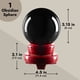 thumbnail image 3 of Bola de cristal Juvale de obsidiana de 80 mm con soporte, 3 of 6