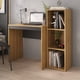 thumbnail image 2 of Escritorio Home Office con Biblioteca Lateral Mel Negro, 2 of 5