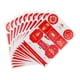 thumbnail image 5 of 12Pc 2018 Christmas Series Gold Estampado Adhesivo Autoadhesivo Rojo, 5 of 5