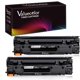 thumbnail image 1 of Cartucho de tóner ValueColor CRG137 compatible, paquete de 2, negro, 1 of 6