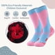 thumbnail image 4 of Calcetines de esquí para niños, paquete de 2 pares de calcetines de snowboard para niños y niñas pequeños, diseño por encima de la pantorrilla con puño antideslizante., 4 of 7