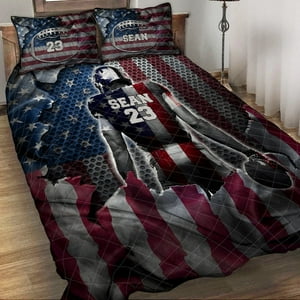 Milsleep - Love Football - Juego De Edredón Personalizado De Fútbol