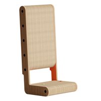 Magideal - Rascador De Cartón Para Gatos En Forma De L, Salón Para Gatos, Bola De Juguete Integrada, Tablero Para Rascar Gatos, Protector De Muebles, Rascador De Talla L