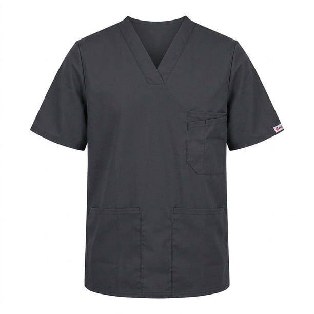 Delantal hombre tela poplin - Gris