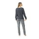 thumbnail image 3 of Pijama Largo Algodón Mujer Invierno Dc C1 Talla M, 3 of 5