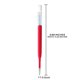 thumbnail image 2 of Recargas de gel DUNBONG 0,5 mm rojo - paquete de 5 (9,9 cm), 2 of 8