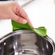 thumbnail image 3 of 2 coladores de silicona para cocina, antiderrames, con borde redondo, deflector y embudo para sopa., 3 of 6