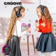 thumbnail image 2 of Máquina de karaoke Croove Kids Pink con 2 micrófonos Bluetooth, 2 of 6