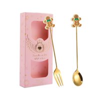 Bothyi - Cucharas De Postre De Acero Inoxidable, Tenedores, Utensilios Para Cocina, Restaurante De Postres