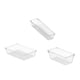 thumbnail image 3 of Organizador De Cajones Apilable De 3 Uds. Bandeja De Almacenamiento Divisora De Papelería De Maquillaje, 3 of 5