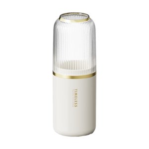 Magideal - Soporte Para Cepillos De Dientes De Viaje, Soporte Para Cepillos De Dientes Y Pasta De Dientes, A Prueba De Polvo, Almacenamiento De Artículos De Toca , Blanco