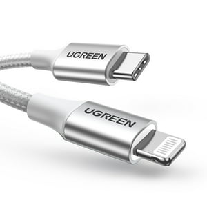 Cable Lightning/Usb-C 3A 1M Mfi Gris Ugreen Us304