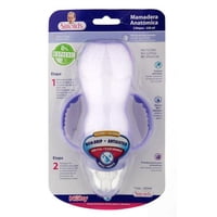 Mamadera Anatómica 2 Etapas Transparente 320 Ml Simond’S