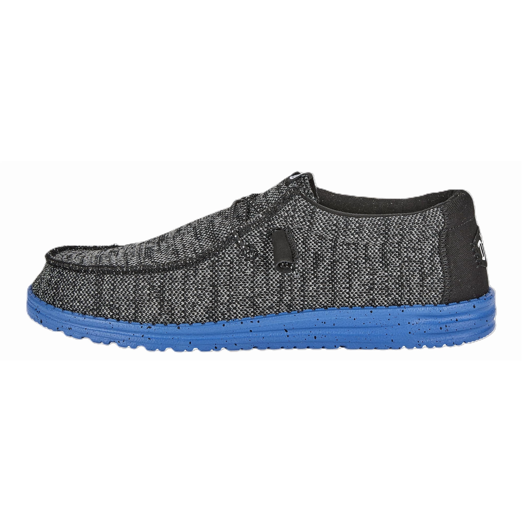 Hey Dude - Zapato Mocasín Slip-on Wally Stretch Para Hombre Heydude Negro