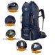 thumbnail image 3 of Mochila Bseash impermeable de 60 litros para senderismo y acampada con funda para lluvia, 3 of 9