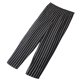 thumbnail image 2 of Chef trabajando pantalones restaurante elástico cómodo cocinero trabajo pantalones 2xl stripe, 2 of 3