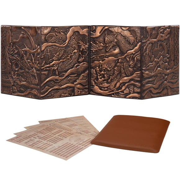 DM Screen DND 5e Dungeons & Dragons de piel sintética LYNX 3D