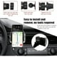 thumbnail image 5 of Soporte universal de cristal para teléfono de coche - Ajustable en 360 grados, seguro para el salpicadero, la rejilla de ventilación y el parabrisas - Compatible con todos los smartphones-Blanco, 5 of 6
