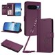 thumbnail image 1 of Funda Cartera Trébol para Google Pixel 10 5G con Ranuras Tarjetas y Carga Inalámbrica Violeta, 1 of 6