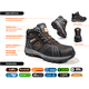 thumbnail image 2 of Botín de Seguridad Bering Low Black, 2 of 2