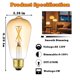thumbnail image 2 of Bombillas LED FLMAMT, regulables, vintage, 2 W, 250 lm, ST19, 2700 K, 2 of 6