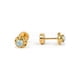 thumbnail image 2 of Aros Abridores Chatón Circón 4mm N1 Oro 14k Bebé, 2 of 6