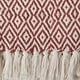 thumbnail image 3 of Manta DII Rustic Farmhouse tejida con doble diamante, 3 of 8