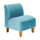 thumbnail image 1 of Poltrona Soft 1C Felpa 04 Turquesa, 1 of 4