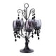 thumbnail image 1 of Candelabra Midnight Elegance Zingz & Thingz de vidrio, hierro y acrílico, 1 of 2