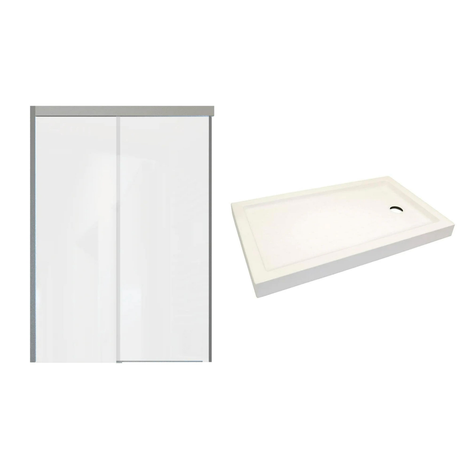 Stretto - Pack Baño Guadalupe | Mampara + Receptáculo