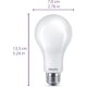 thumbnail image 3 of Bombilla LED PHILIPS A21 800 lúmenes 2700K BrightDial, 3 of 8