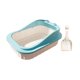 thumbnail image 5 of Bandeja De Arena Para Gatos Para Gatos De Interior, Bandeja De Arena Para Gatos Portátil Con Parte Superior Abierta, Azul, 5 of 5