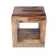 thumbnail image 3 of Mesa Lateral The Urban Port en Forma de Cubo de Caoba Marrón, 3 of 8