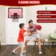 thumbnail image 5 of Canasta de baloncesto interior HYES Mini con iluminación LED y marcador, 5 of 9