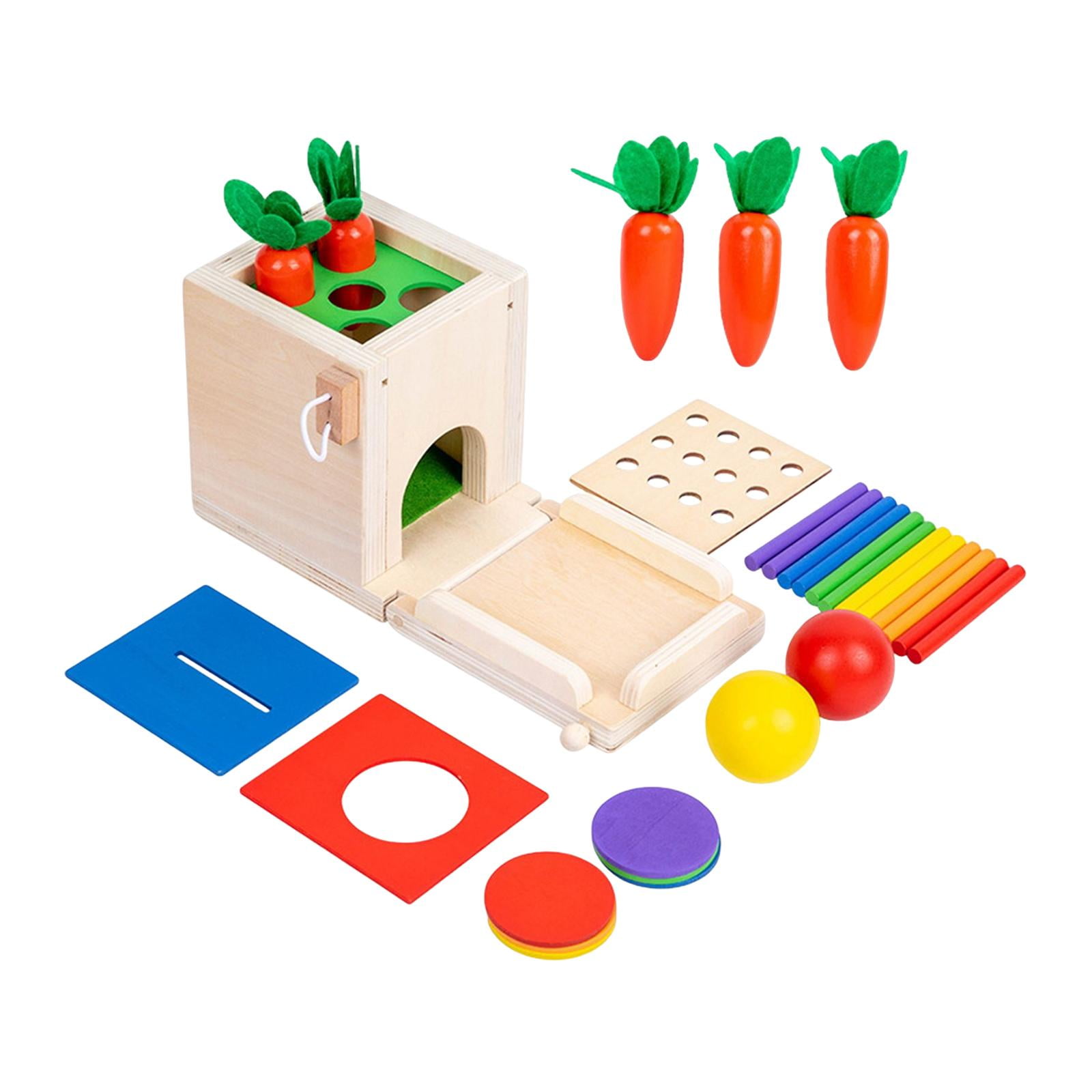 Bothyi - Objeto Permanencia Caja Cajón Juego Habilidades Motoras Finas Para Niñas Niños Preescolar