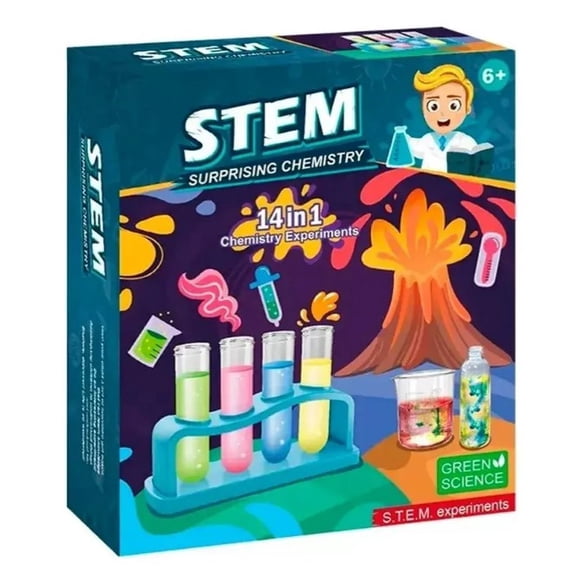 Juego De Quimica Para Niños 14 Experimentos En 1