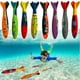 thumbnail image 1 of Juguetes para piscinas de buceo Haktoys Subwater Diving Torpedo Bandits, 1 of 3