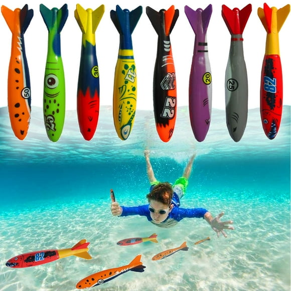 Juguetes para piscinas de buceo Haktoys Subwater Diving Torpedo Bandits