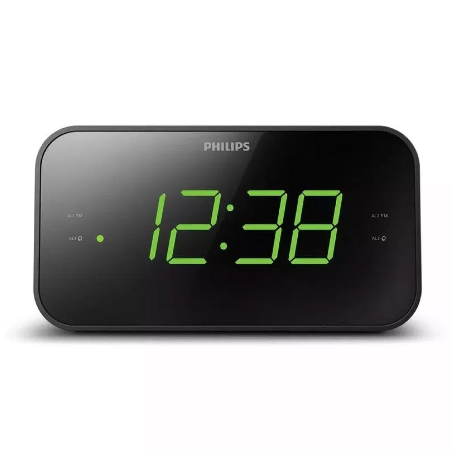 Philips - Radio Reloj Despertador Alarma Digital Fm Am Lt3306