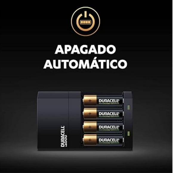 Pack Cargador De Pilas Aa/ Aaa + 4 Pilas Aa Recargables