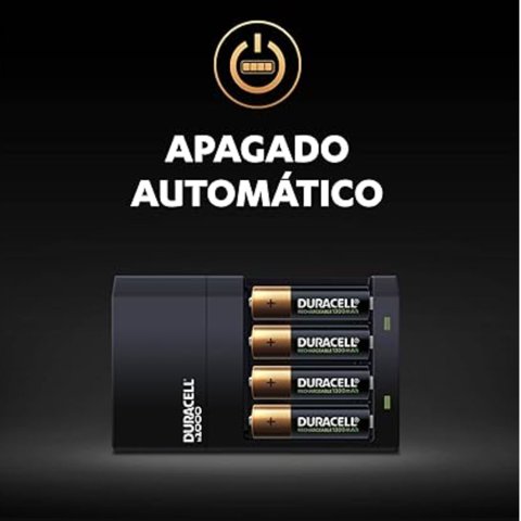 Duracell - Pack Cargador De Pilas Aa/ Aaa + 4 Pilas Aa Recargables